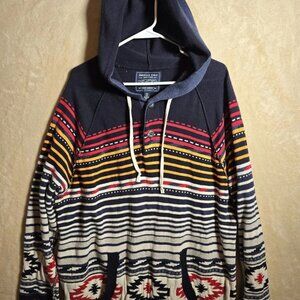 American Eagle Outfitters Aztec Hoodie Men’s XXL Pullover Southwestern.‎ 504